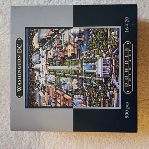 Dowdle Folk Art Washington DC 500 piece puzzle